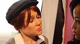 Friends Enjoy Lesbian Group Session With Redheads And Petite Girls