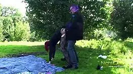 das geile fickloch von nebenan gets assfucked in public outdoor hardcore 😈