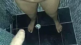 The co-worker invited me to her house and even her bathroom and this happened in the united states