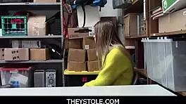 Busty Russian Teen Criminal Fucked After Interrogation