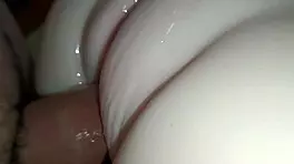 Young teen uses toys on her pussy in close-up