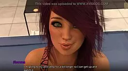 Jamie and Shauna share passionate kiss in animated scene