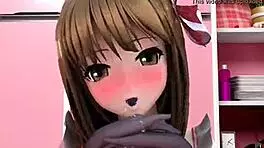 hentai teen 18+ gets deepthroat in hardcore kitchen scene