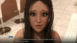 Jamie and Shauna share passionate kiss in animated scene