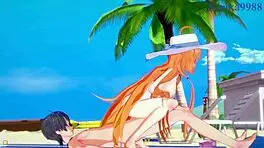 pecorine and karyl intense sex in 3d hentai