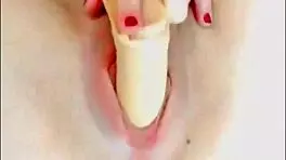 Hot teen 18+ passionately reveals her pussy