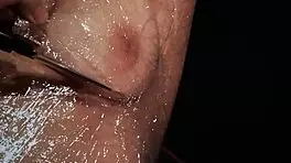 obsessive spanking and bondage for big tits slave with cum in mouth