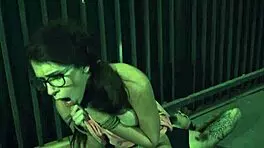 Spex Teen Roughly Fucked In Public Setting