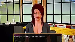 My new family homemade anime erotic game adventure