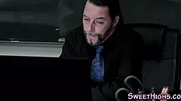Does Teacher Cum On Teen Coed In Uniform?!
