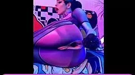 widowmaker fuck anal with toys cosplay overwatch alicebong
