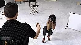 Big City Pleasures 34: Cassie Helps John On Camera