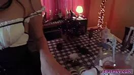 Step daddy gives creampie for the first time?