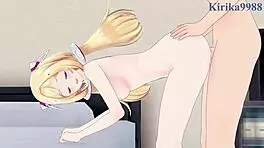 Aki Rosenthal and Ouro Kronii Intense Sex Hololive Vtuber Hentai