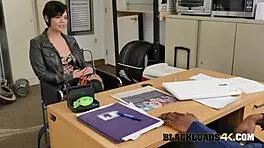 Shy alternative teen 18+ bitch knows to suck bbc like a champ
