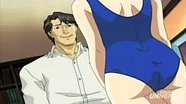 Step father gropes young step daughter in bikini swimsuit.