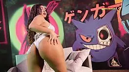 Curvy Latina Teen Masturbates to Intense Orgasms with Toys