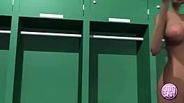 3dgspot - naughty teen cheerleader rides star quarterback's cock in locker room 3d cartoon porn