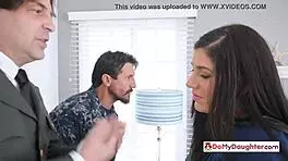 Law Enforcement Step Daddies Swap Daughters For A Steamy Banging