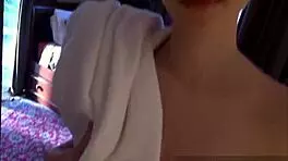 The beautiful college girl engaged in intense sex.