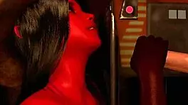 a succubus snuck up on me for hardcore 3d hentai sex