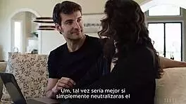 Taboo seduction with mother-in-law, creampie and big tits in erotic scene