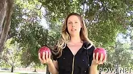 very tiny teen 18+ sucks cock in rough oral contest