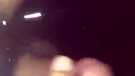 Shemale Solo Cums Inside Pool with Big Cock Outdoor Cumshot Action