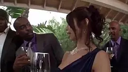 Japanese petite 18+ interracial gangbang with big black cock banging hard in group action