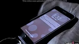 Teen Babysitter Fucks While Talking To Boyfriend On Phone