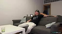 i invited her home for a movie but ended up fuckin her face real rough, oops