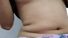 i touchin my big tits on camera