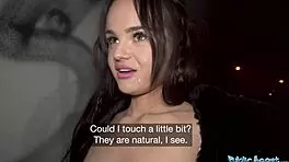 public agent cum on face
