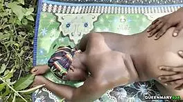 cheating wife fucked her husband's friend outdoor