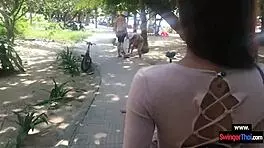 Thai amateur teen enjoys hotel sex passionately.