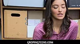 gropingteen 18+s - emily willis stealing goods fucked by investing officers fucking groping sexy at work hardcore horny 18-19 years sex caught police
