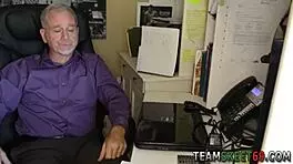 Babysitter Gets Jizz on Face from Old Perv in HD