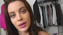 blackmail got my dumb step sister Lana Rhoades into hardcore punishment with no mercy.