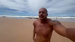 i took off my bikini with my friend on bahia beach for everyone