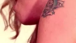 Blonde Lizzy London with saggy tits fucked raw on first date.