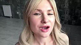 Helped Husband Fix Hard Cock with Sensual Blowjob
