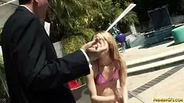 Hot Blonde Teen Blowjob And Hardcore Fucking