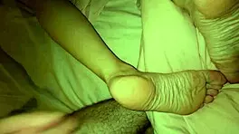 Learning To Give A Relaxing Feet Massage To A Teen Girl