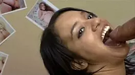 Fat cock pounds petite black gurl's wet pussy 😈