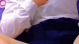 Professor Rubs School Girl's Pussy but Breaks Agreement with Penetration