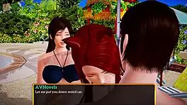 Redhead Teen Plays Game with Big Ass