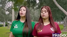 Mexican Stepmother And Venezuelan Stepdaughter Get Ass Fucked To Avoid Deportation