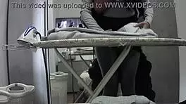 desperate housewife feels orgasm at home during work day