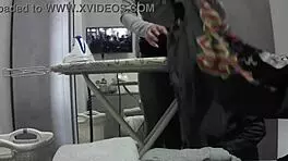 desperate housewife feels orgasm at home during work day