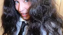 Quick fuck with 18yo friend in skirt before her parents get home, doggystyle with monster cock